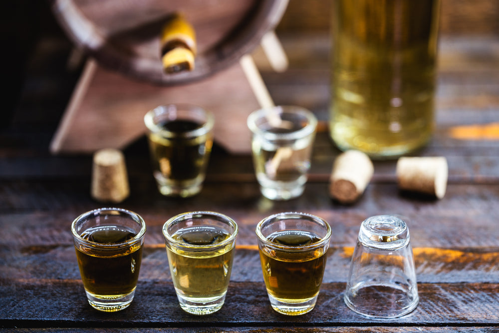 shot de cachaça