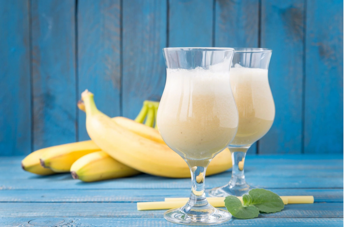 Banana Batida cocktail: banana and cachaça