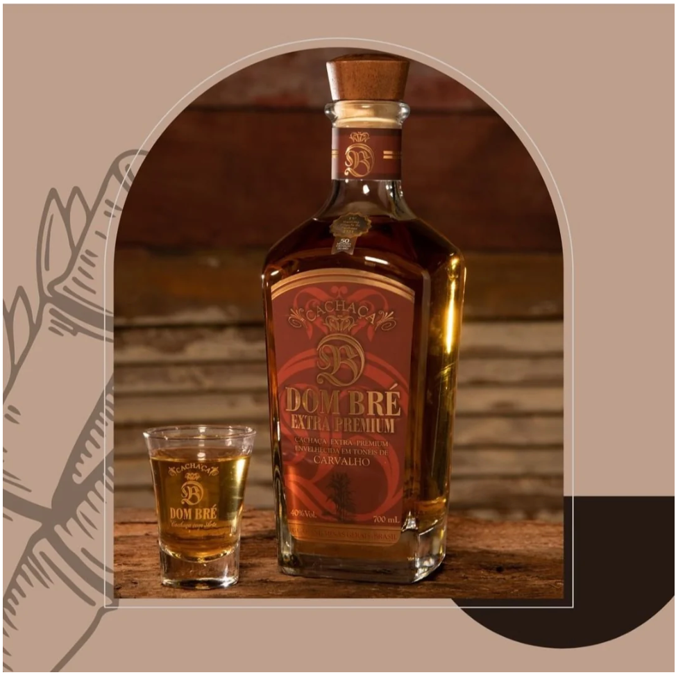 Cachaça Dom Bre Extra Premium - Chêne - 70 cl - 3 ans