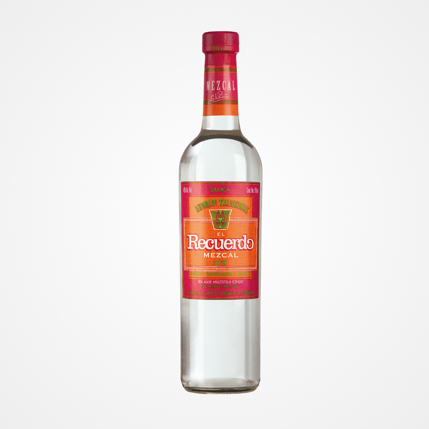 Mezcal El Recuerdo Joven 70 cl