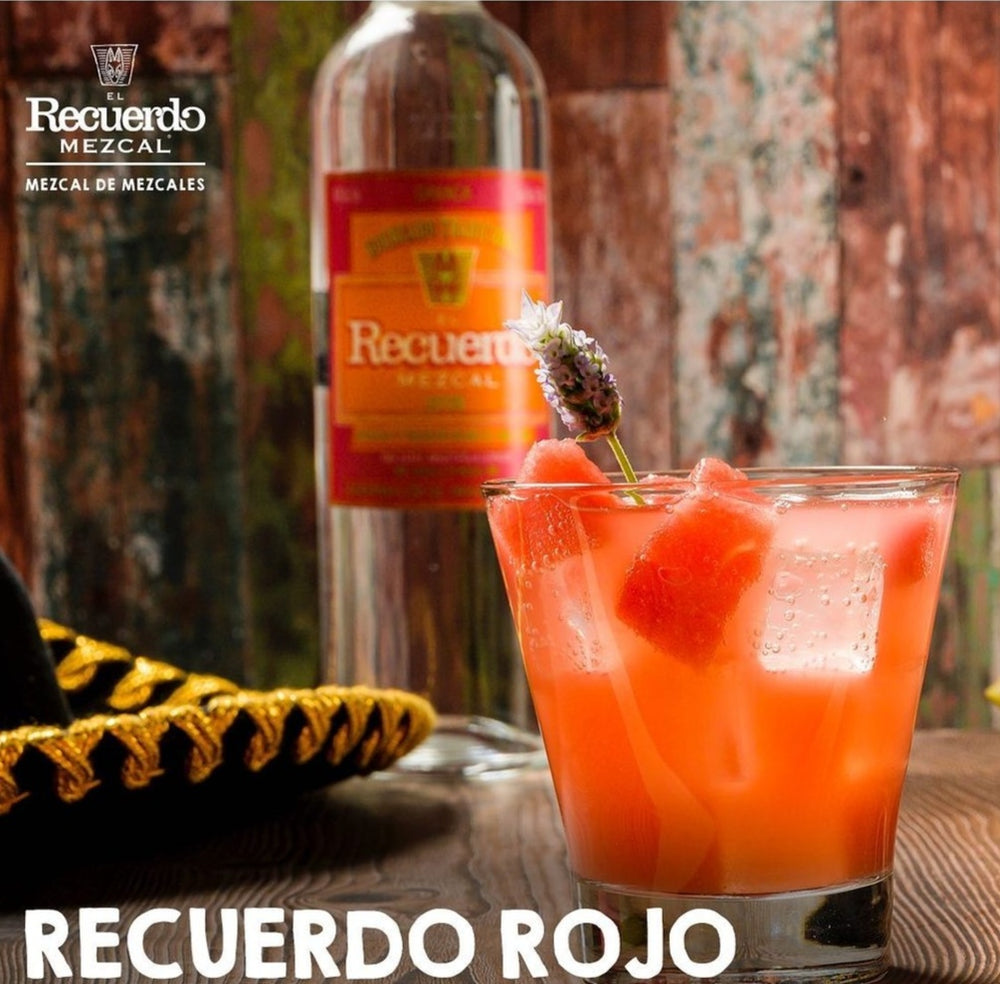 
                  
                    Mezcal El Recuerdo Joven - Agave avec larve 70 cl
                  
                